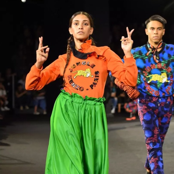 Kenzo x H&M Orange Jungle Sweater Size S - Picture 7 of 7